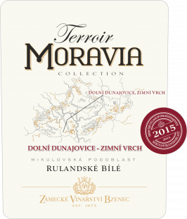 RB TERROIR DOLNI DUNAJOVICE ZIMNI VRCH 2015 ETIKETA